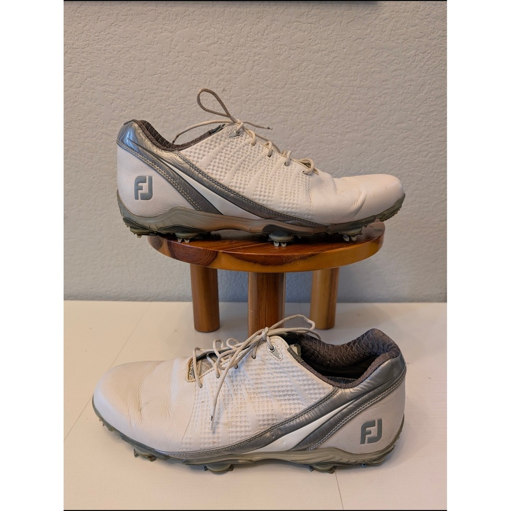 FootJoy DNA DryJoys Next‎ Advancement Mens 11 M White Silver Golf Shoes 53383